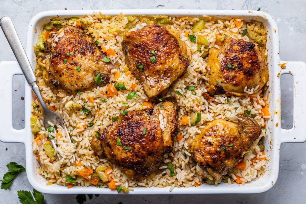 Recipe for Whole Chicken and Rice