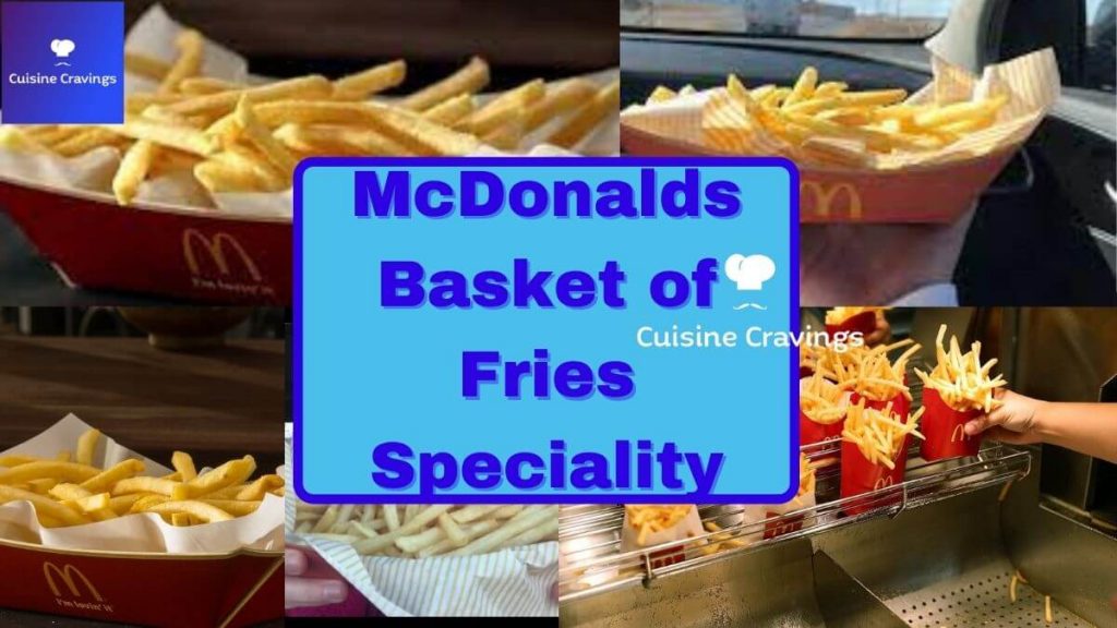 McDonalds Basket of Fries Quanity