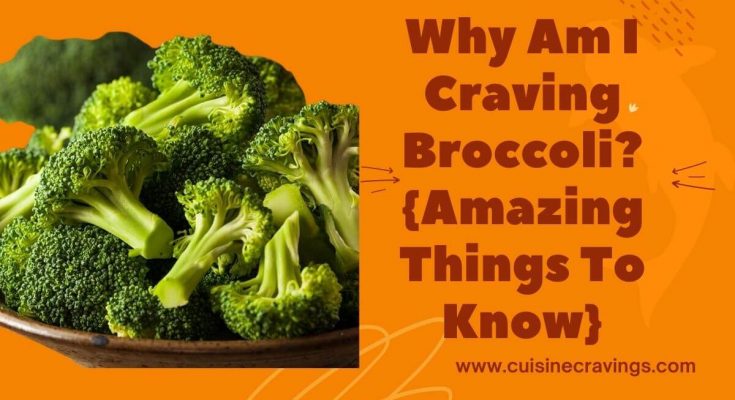 Why Am I Craving Broccoli. Amazing Facts