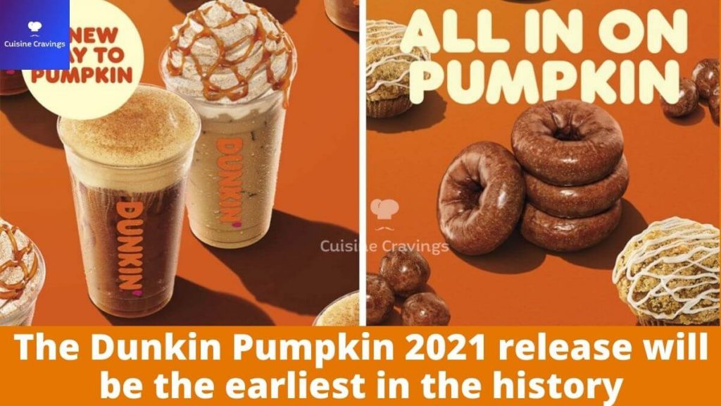 The Dunkin Pumpkin 2021 release