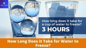 How Long Does it Take for Water to Freeze