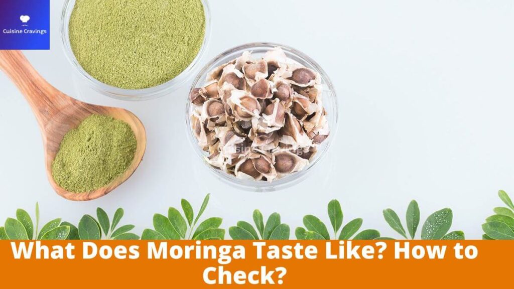 What Does Moringa Taste Like