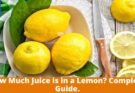 How Much Juice is in a Lemon