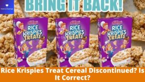 Rice Krispies Treat Cereal Discontinued? Is It Correct?