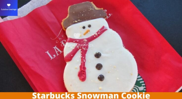 Starbucks Snowman Cookie