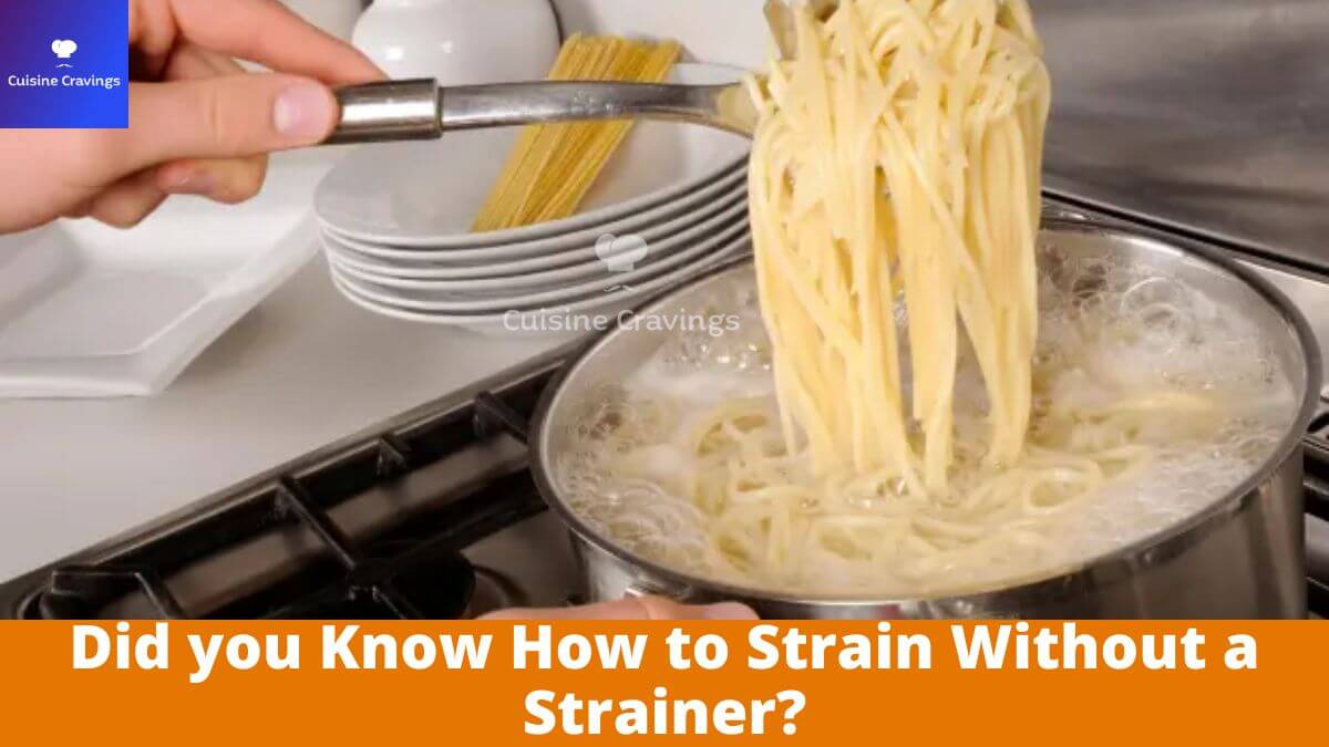 How to Strain Without a Strainer